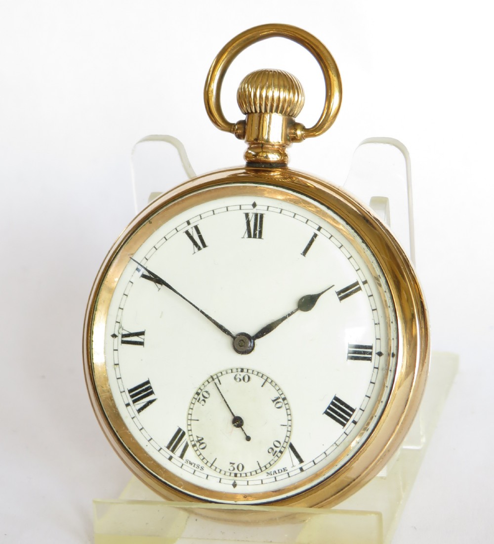 1930s Herald pocket watch and chain View III