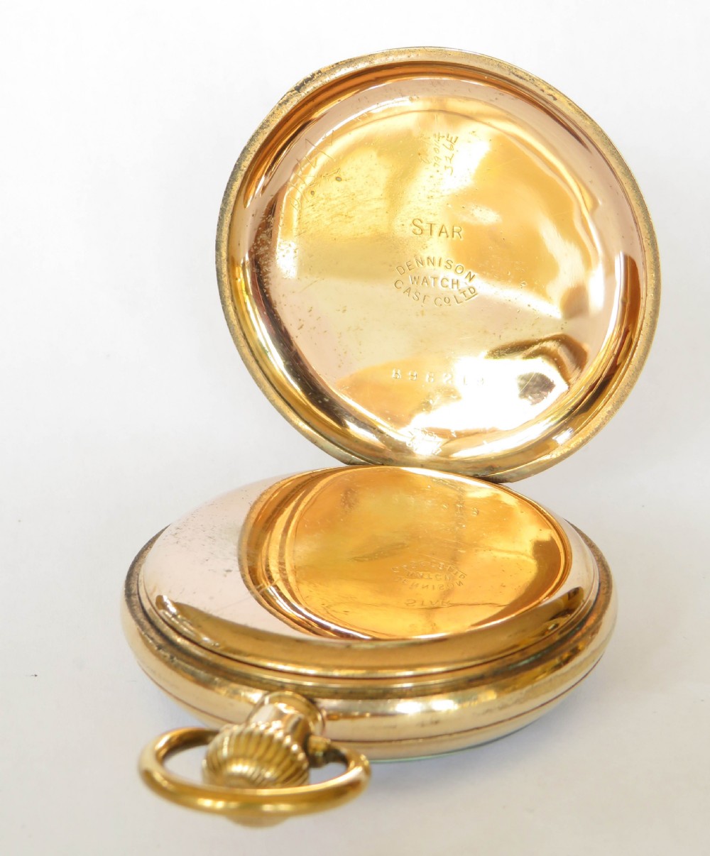1930s Herald pocket watch and chain View V