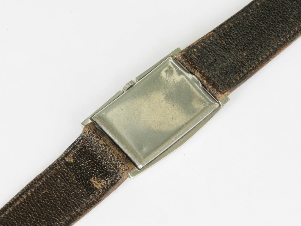 Omega T17 curvex wrist watch, 1939, WW2 View IV