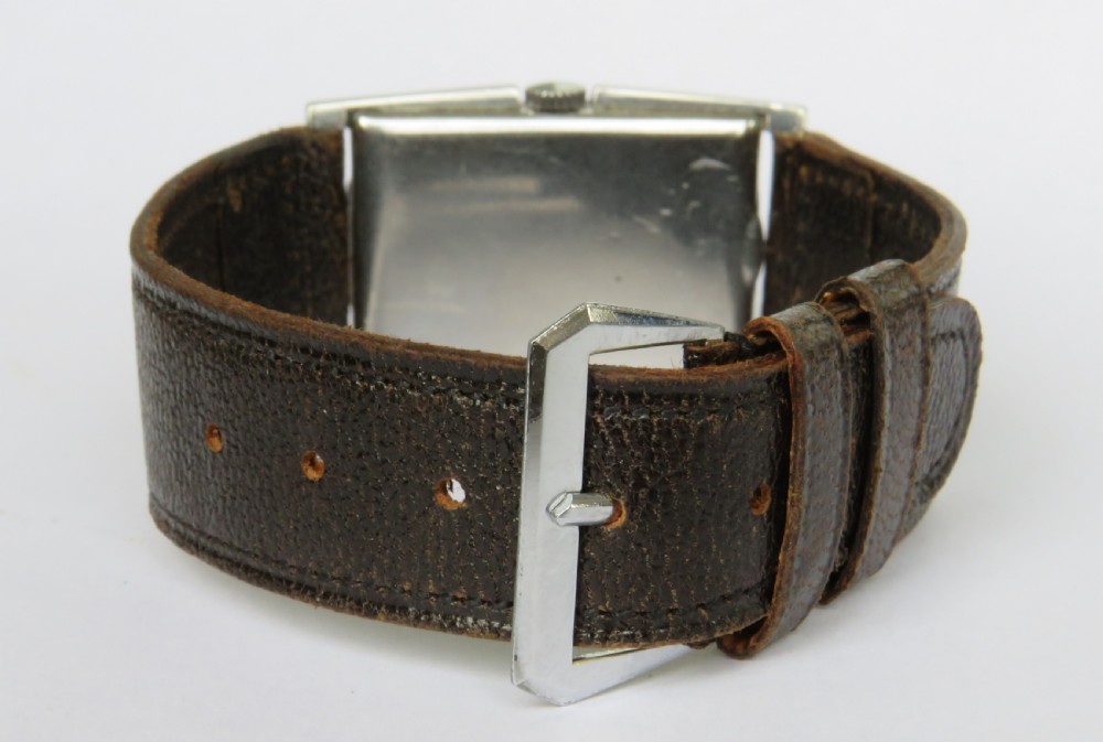 Omega T17 curvex wrist watch, 1939, WW2 View V