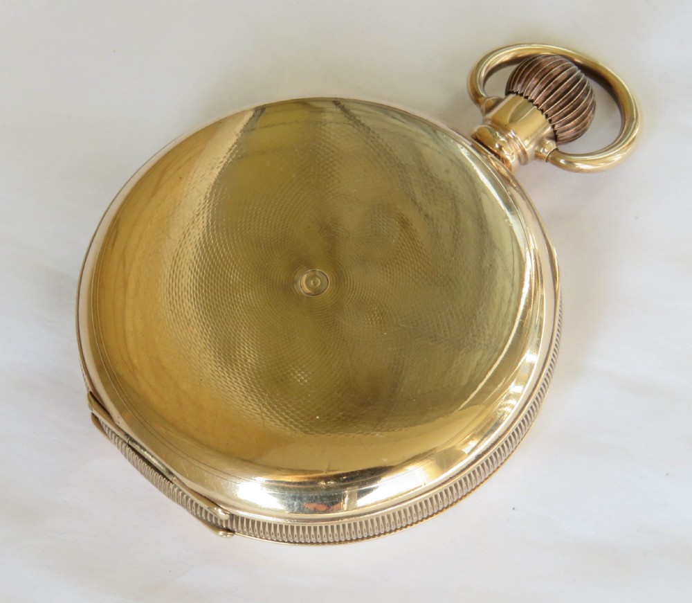 Antique Omega full hunter pocket watch, 1925 View VII