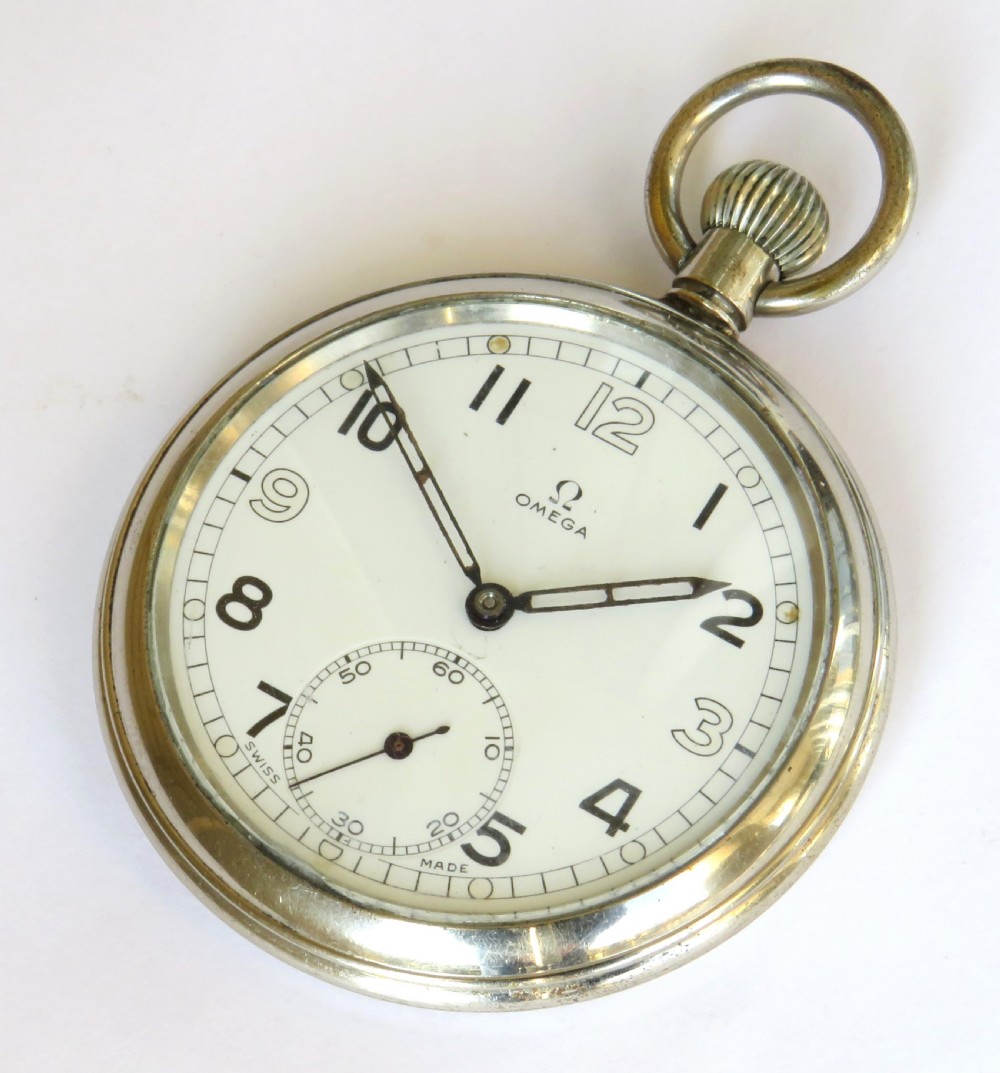 Omega military pocket watch, 1943 View II