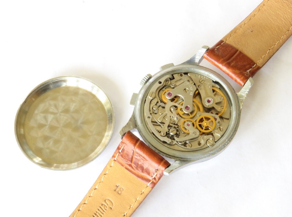 Gents Strela Poljot chronograph wrist watch View III