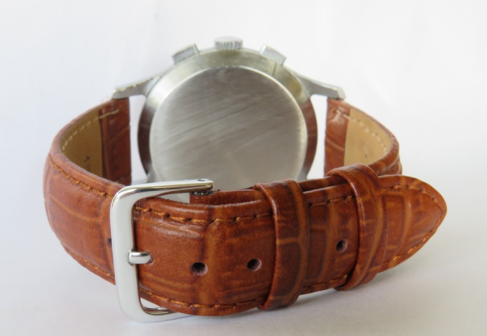 Gents Strela Poljot chronograph wrist watch View IV