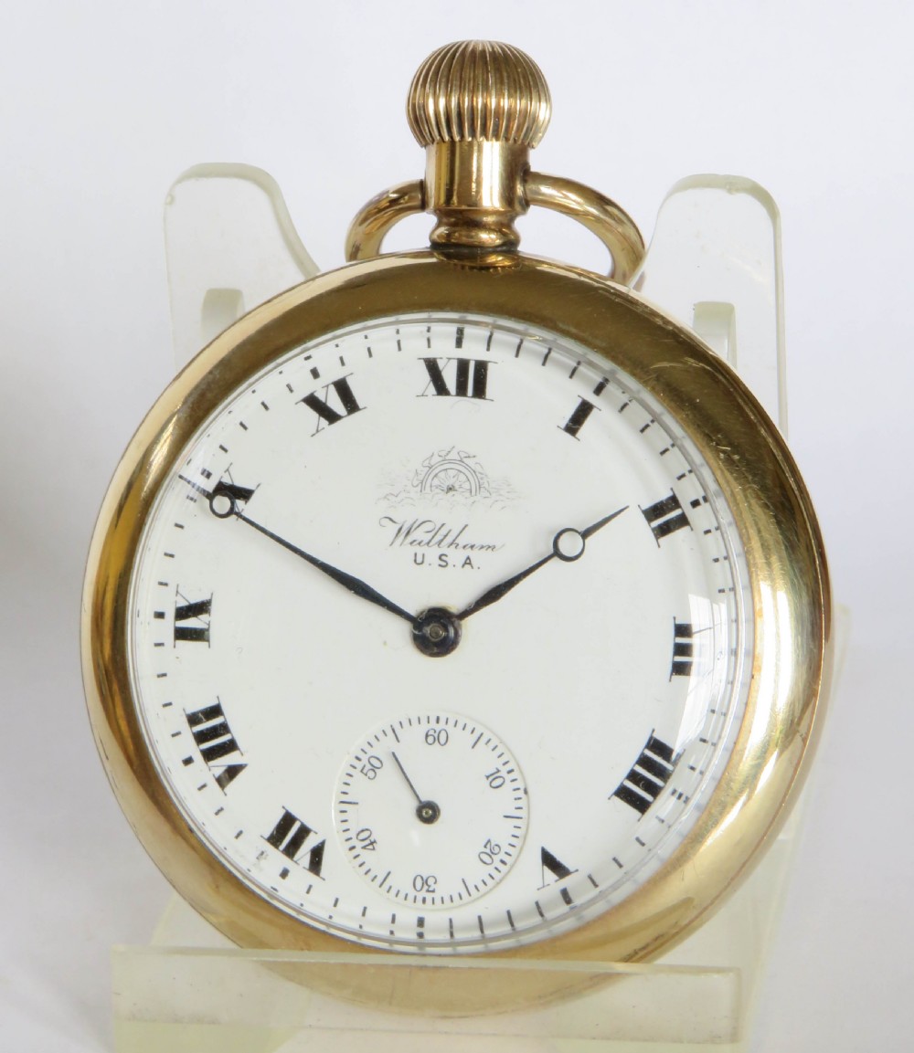 1917 Waltham pocket watch for Thomas Russell
