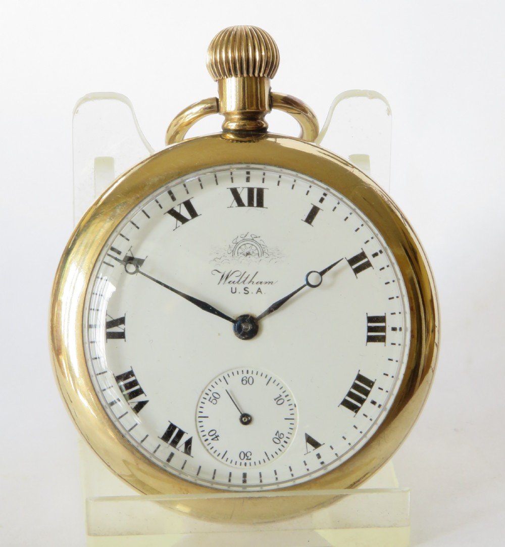 1917 Waltham pocket watch for Thomas Russell View II