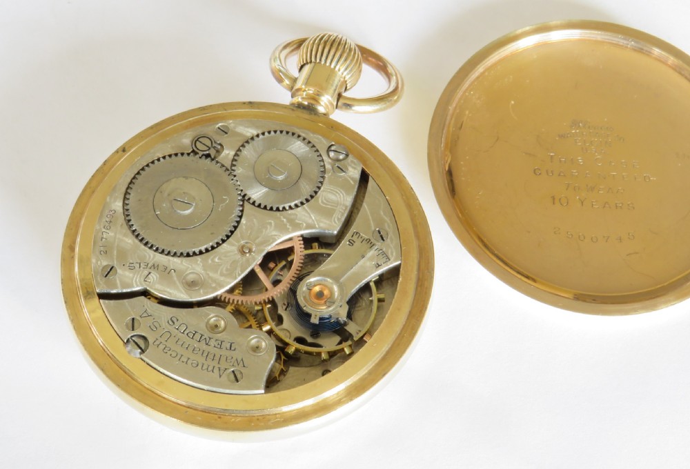 1917 Waltham pocket watch for Thomas Russell View III
