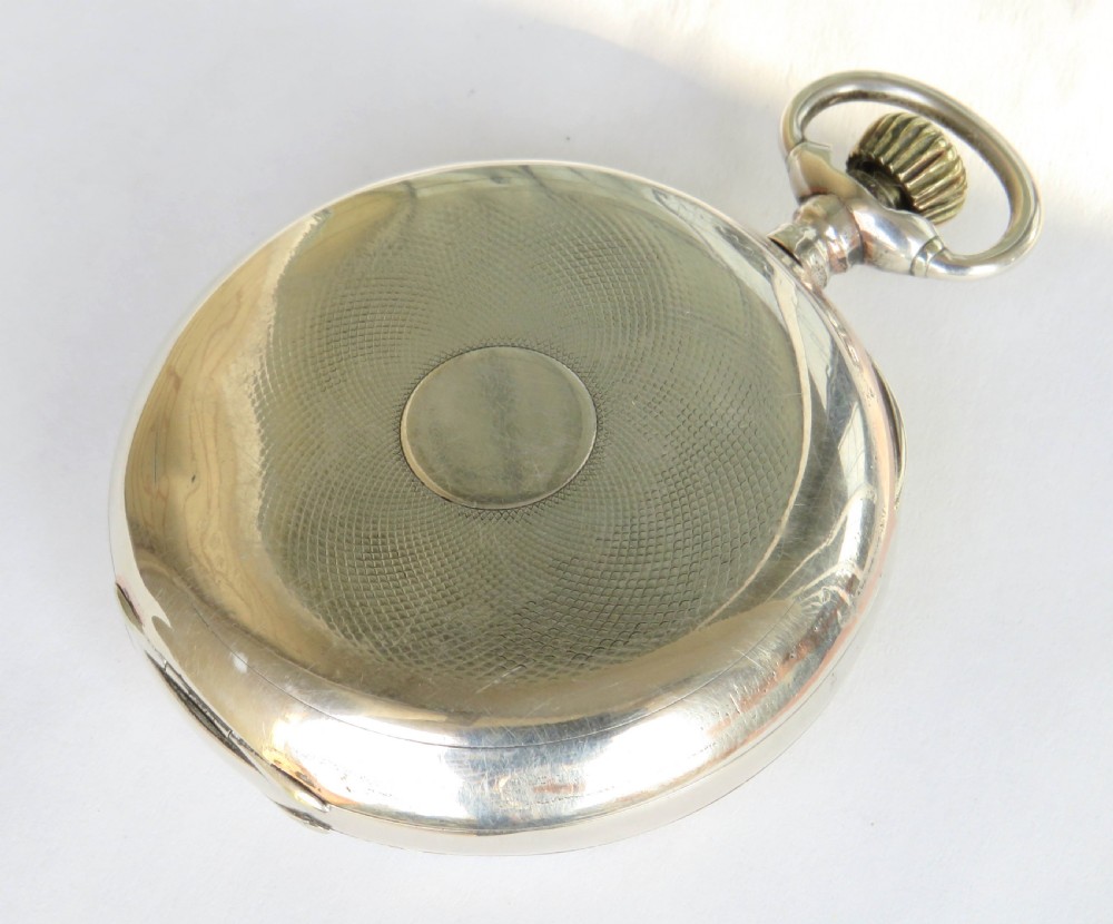 Antique silver Omega pocket watch View V