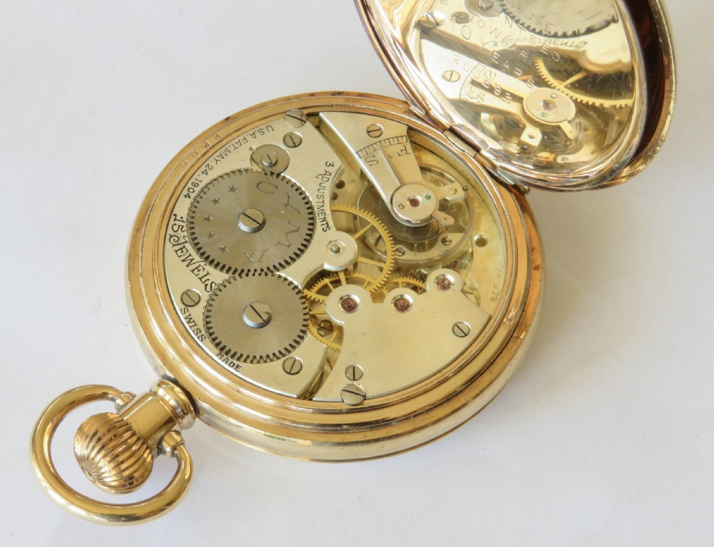 Antique Cyma full hunter pocket watch, super condition View IV