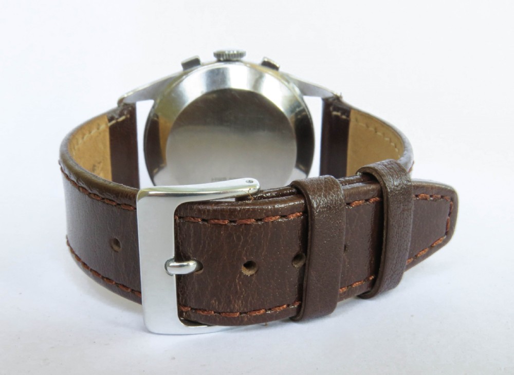 Gents 1960s Wega chronograph wrist watch View IV