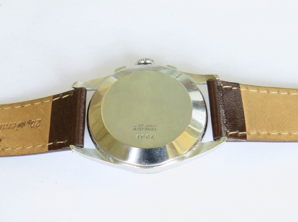 Gents 1960s Wega chronograph wrist watch View V