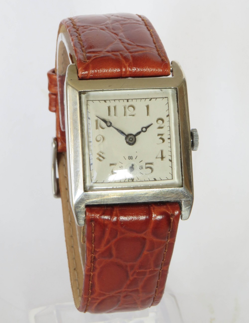 Gents silver Vertex wrist watch, 1926 View II