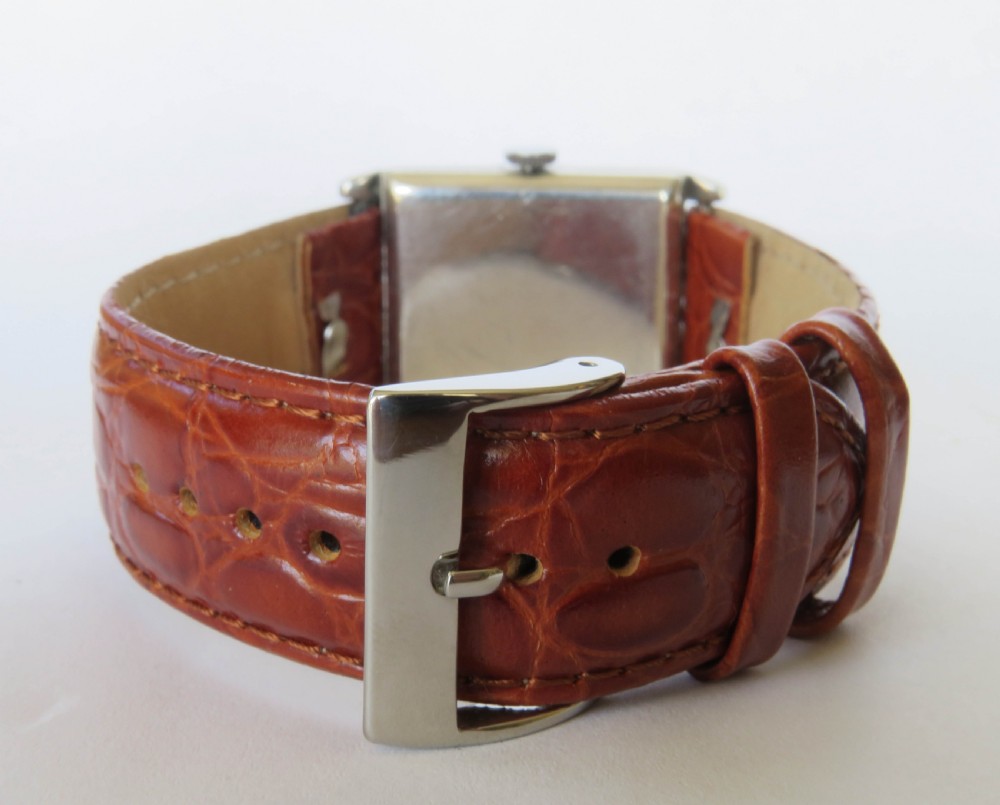 Gents silver Vertex wrist watch, 1926 View IV