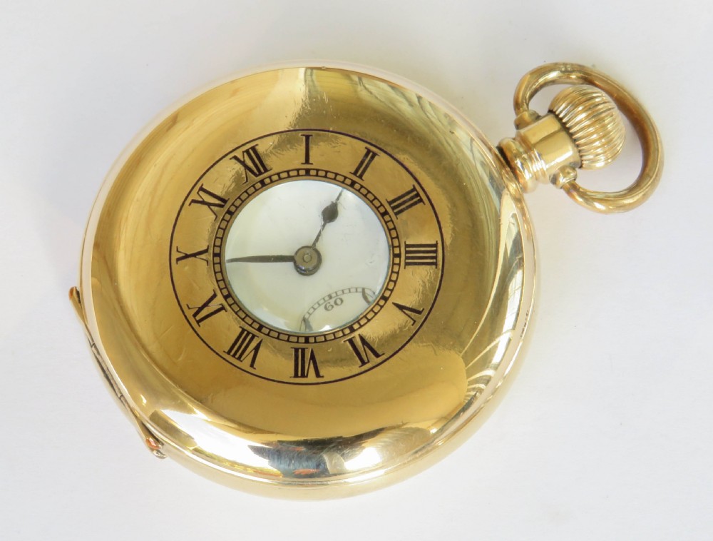 Antique Cyma half hunter pocket watch
