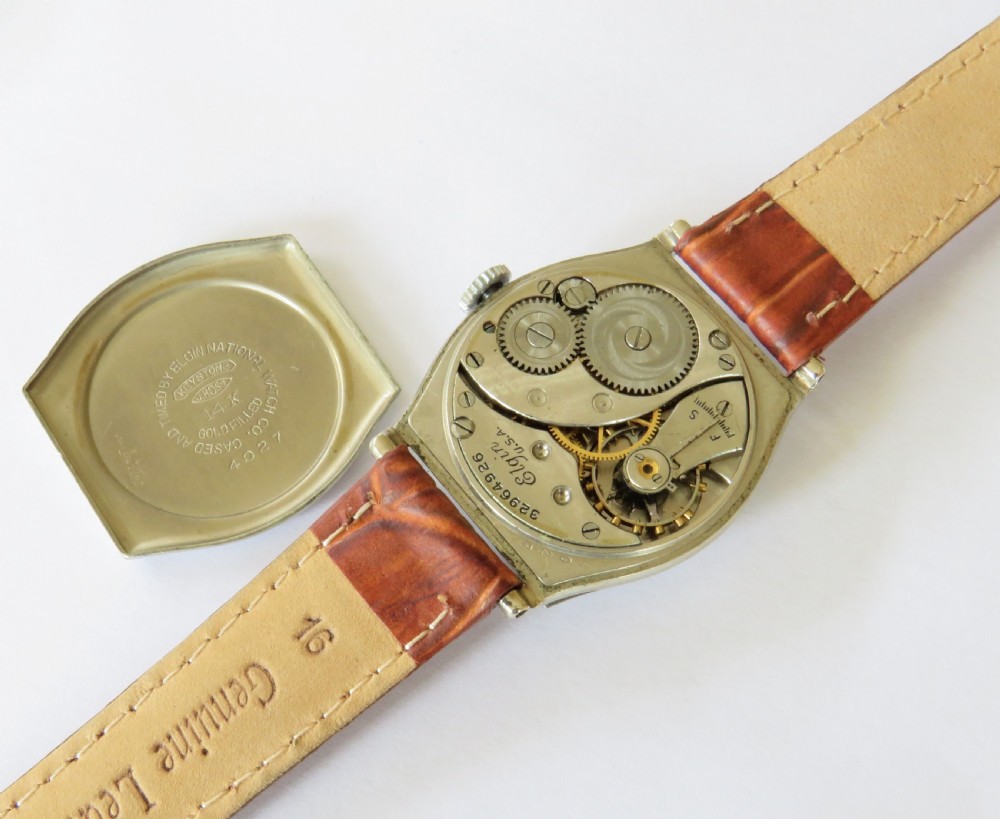 Mid-size Elgin gold filled wrist watch, 1931 View III
