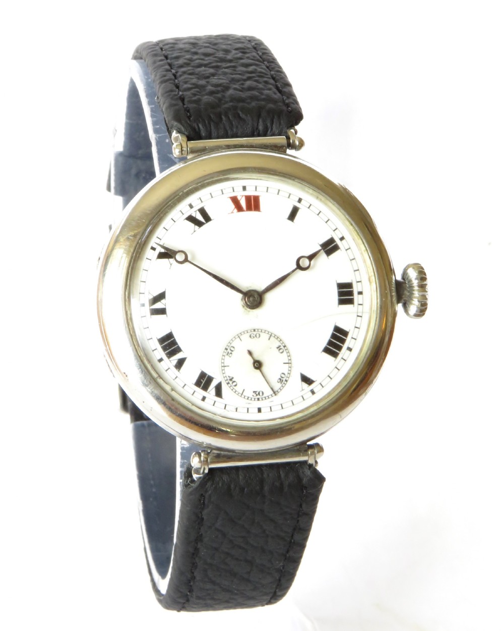 Gents silver Longines wrist watch, 1929 View II