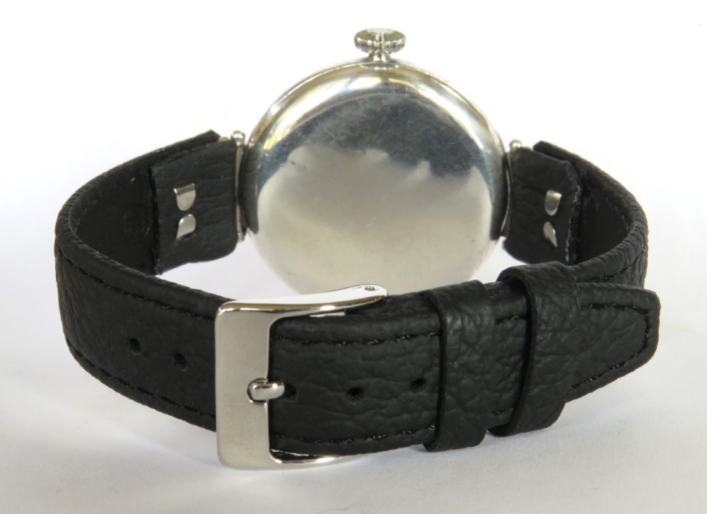 Gents silver Longines wrist watch, 1929 View V