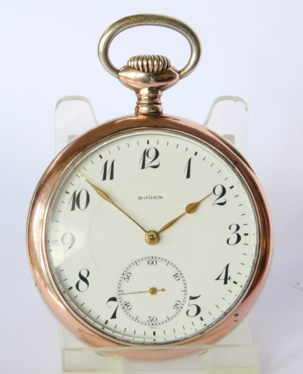 Antique Zenith Björn silver galonne pocket watch View II