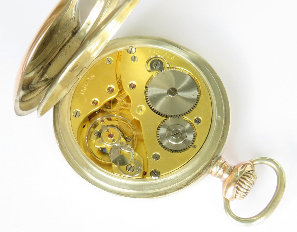 Antique Zenith Björn silver galonne pocket watch View IV