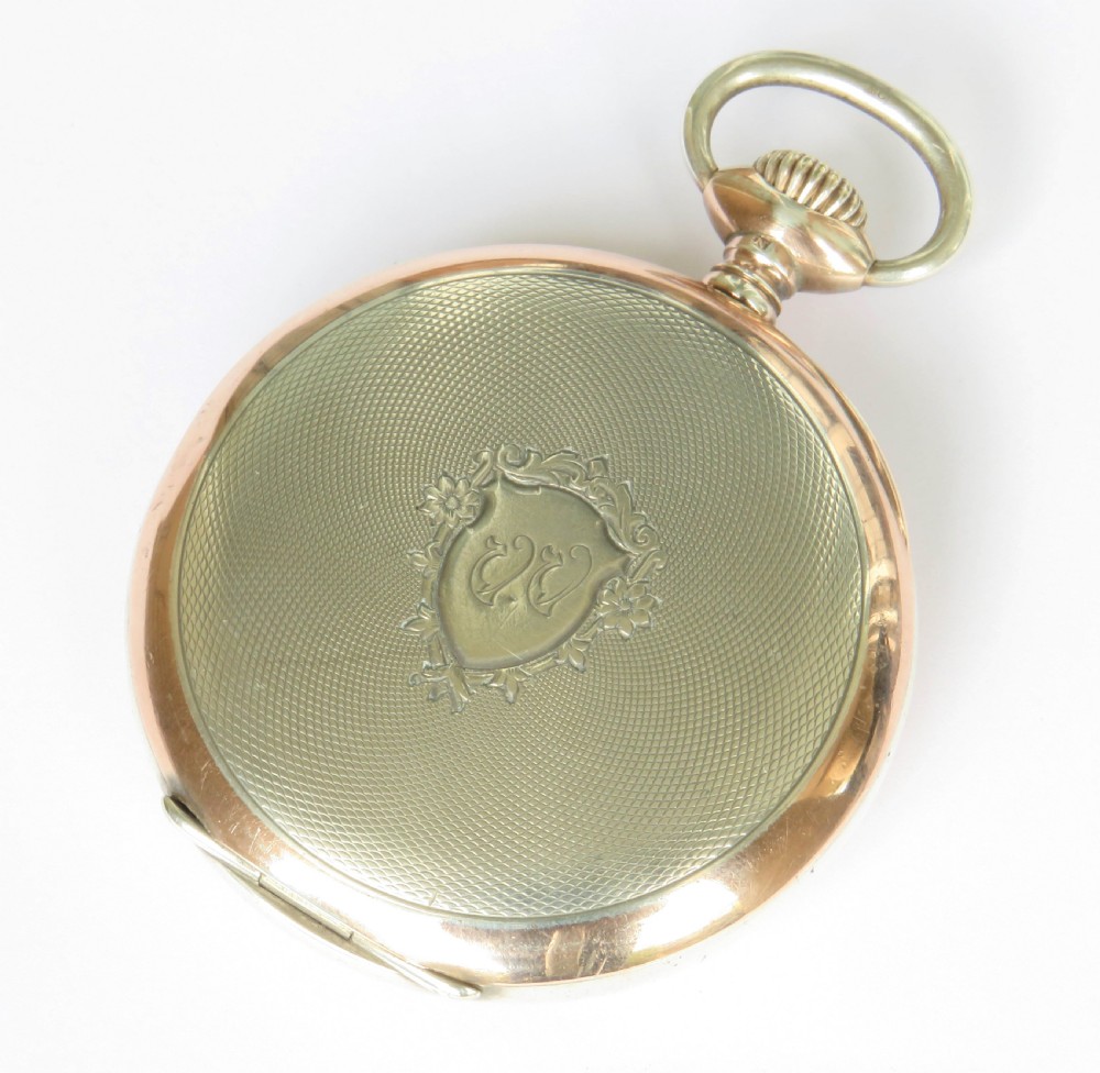 Antique Zenith Björn silver galonne pocket watch View V