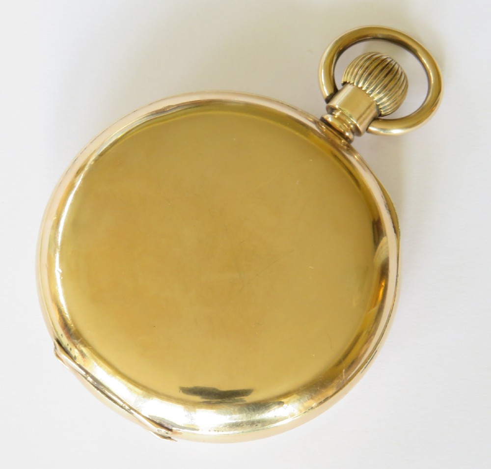 Antique Waltham half hunter pocket watch, 1898 View VI
