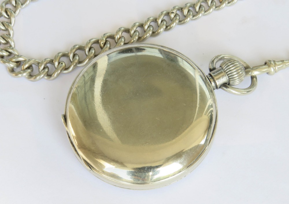 Antique Hebdomas pocket watch and chain View IV