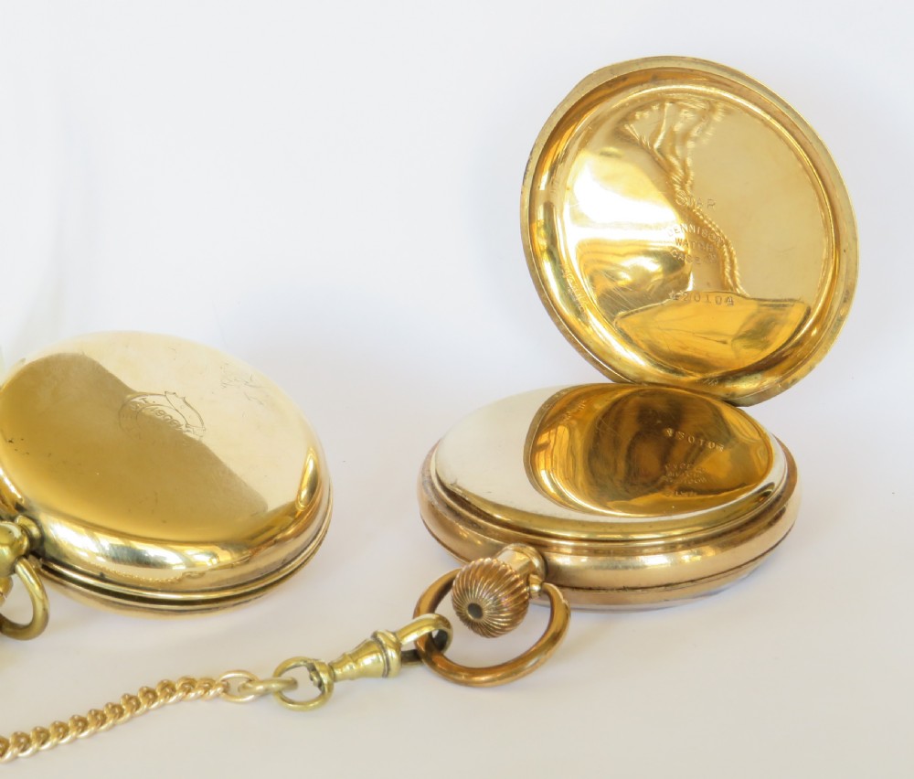1920s Limit pocket watch, chain and stirrup cup View III
