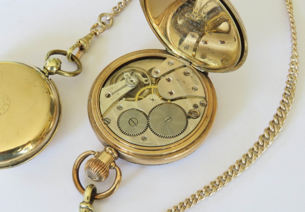 1920s Limit pocket watch, chain and stirrup cup View IV