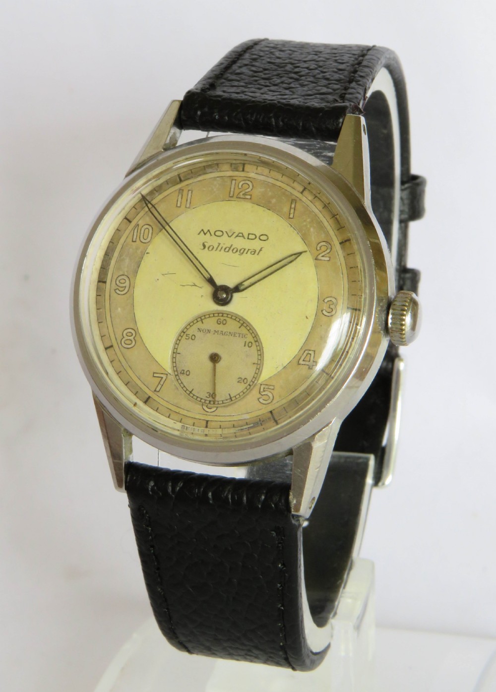 Gents 1940s Movado Solidograf wrist watch
