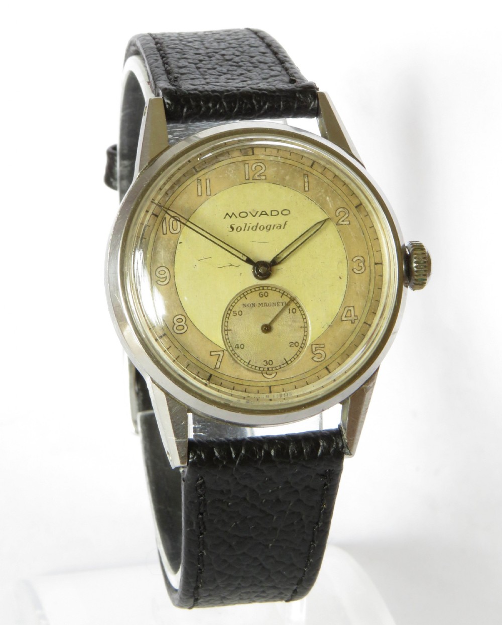 Gents 1940s Movado Solidograf wrist watch View II