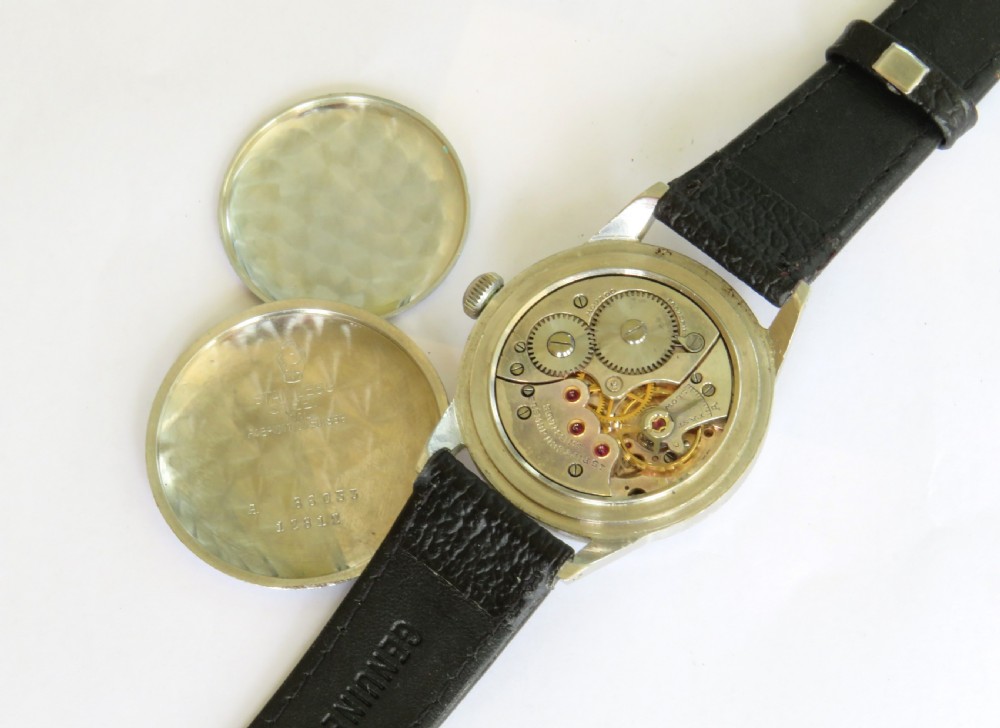 Gents 1940s Movado Solidograf wrist watch View III