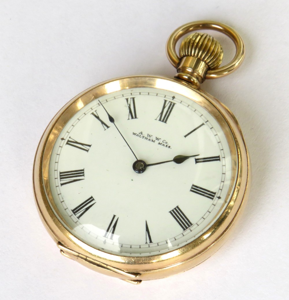Antique Waltham Seaside fob watch, 1902 View II