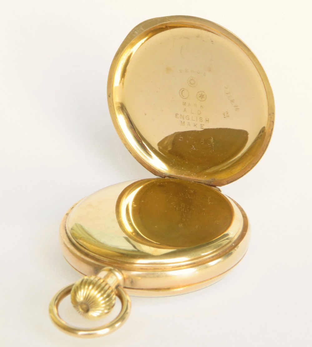 Antique Waltham Seaside fob watch, 1902 View III