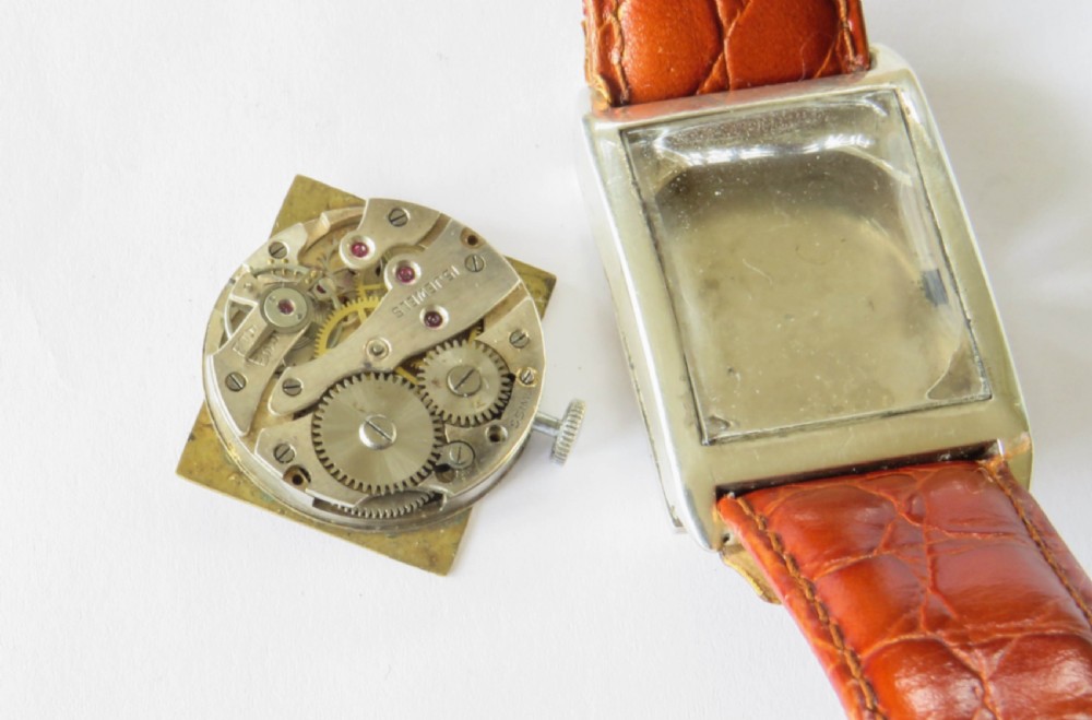 Gents silver wrist watch, 1927 View III