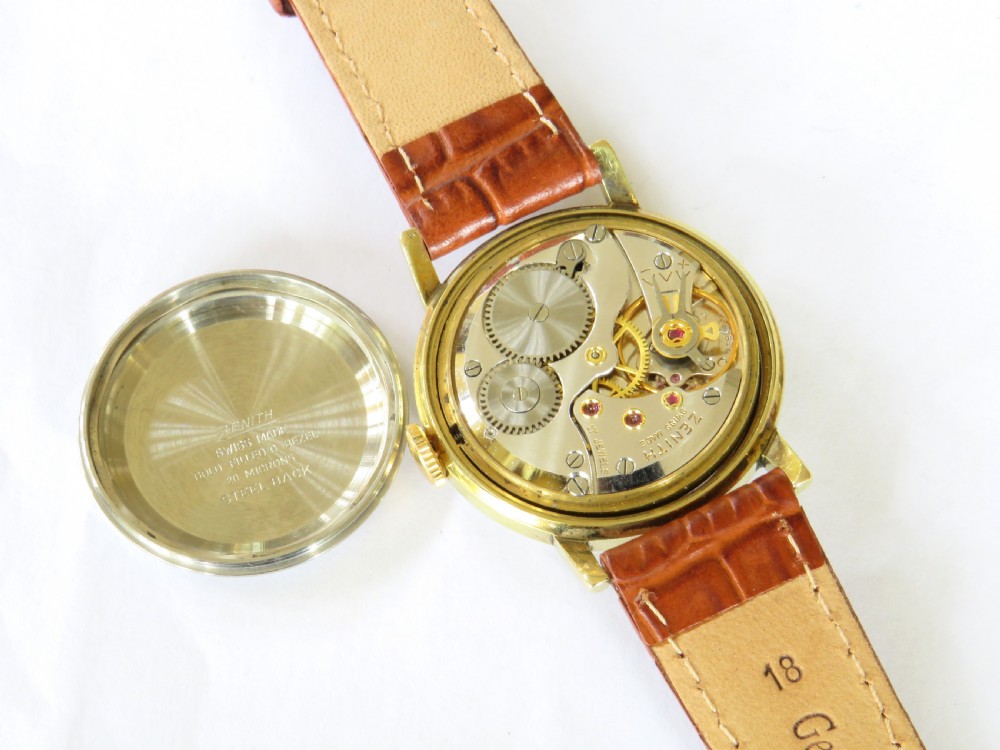 Gents Zenith wrist watch, 1962 View III
