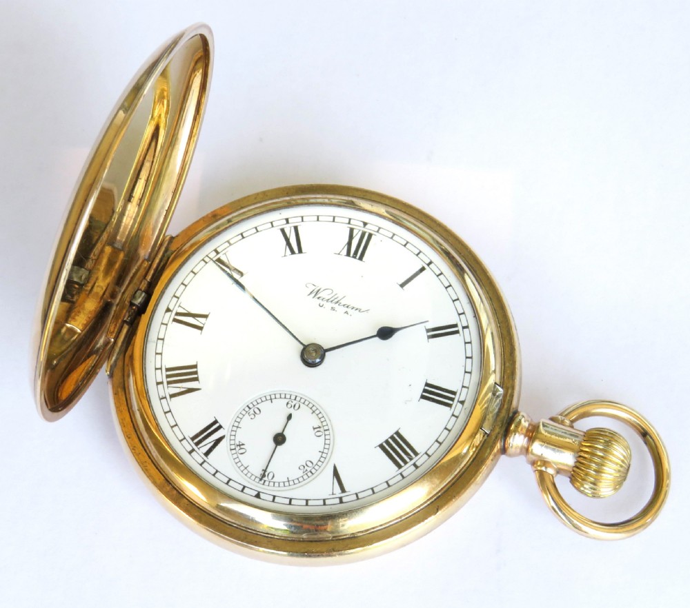 Antique full hunter pocket watch, 1926
