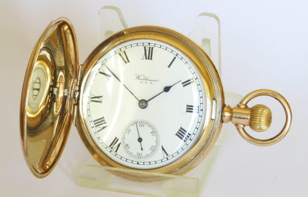 Antique full hunter pocket watch, 1926 View II