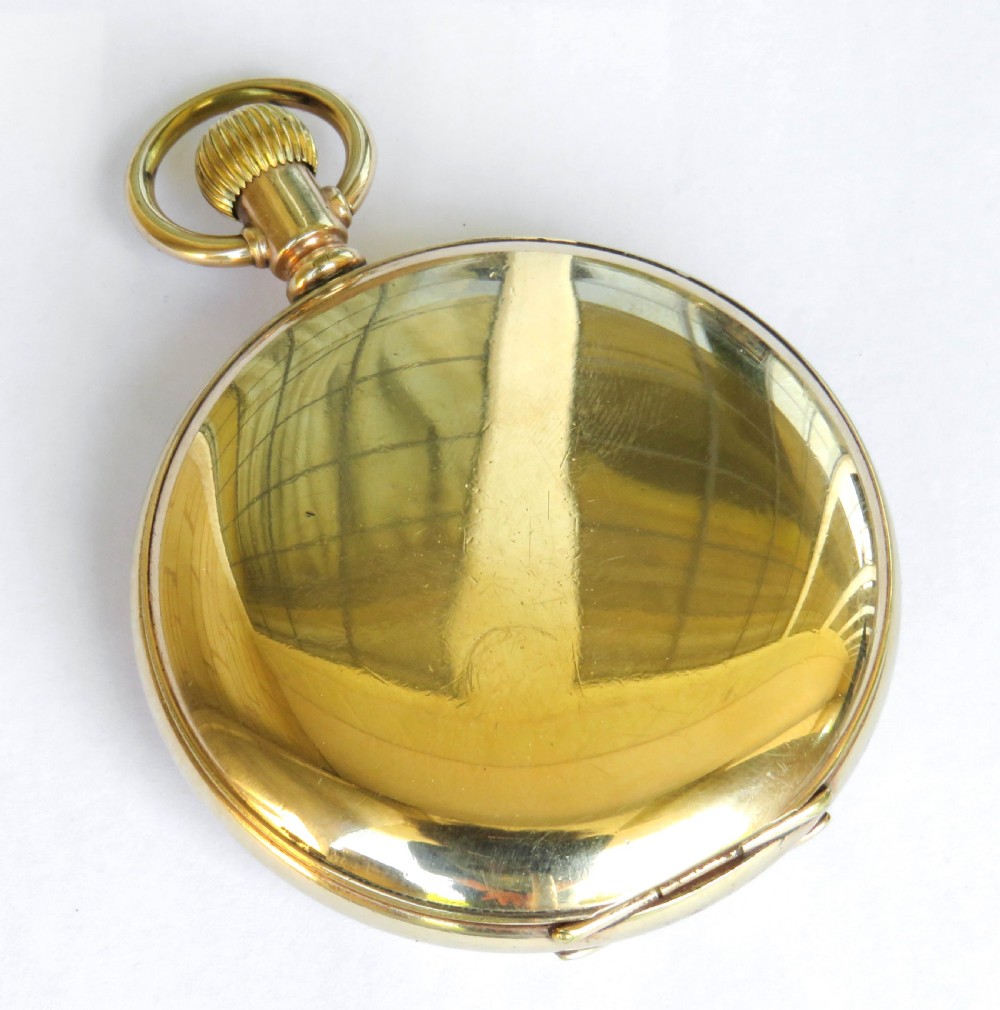 Antique full hunter pocket watch, 1926 View VI