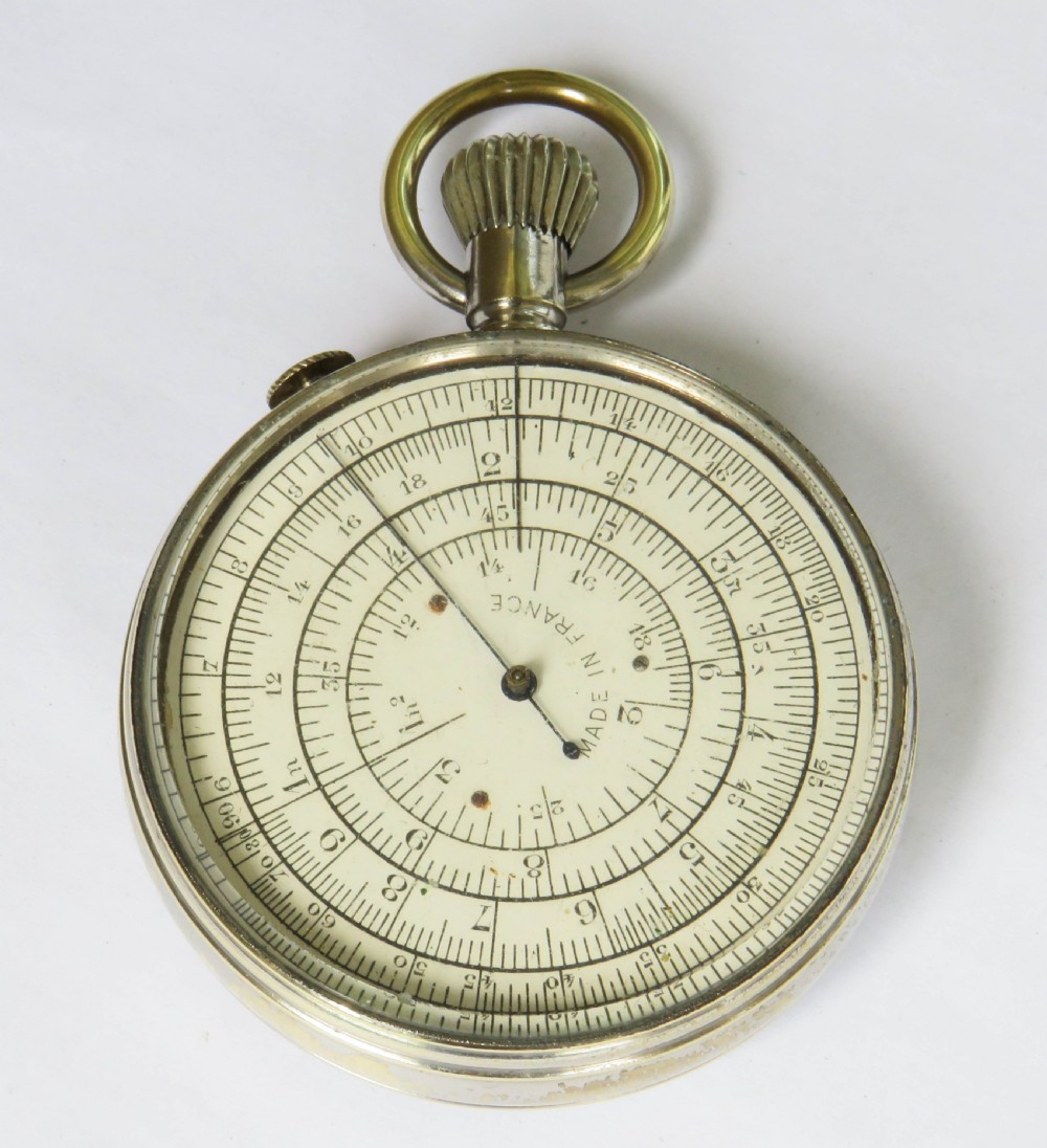 Antique pocket watch type slide rule/calculator, c1890 View II
