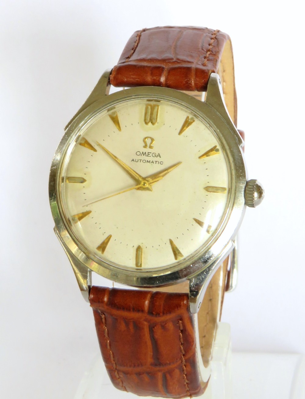 Gents Omega bumper automatic wrist watch, 1952