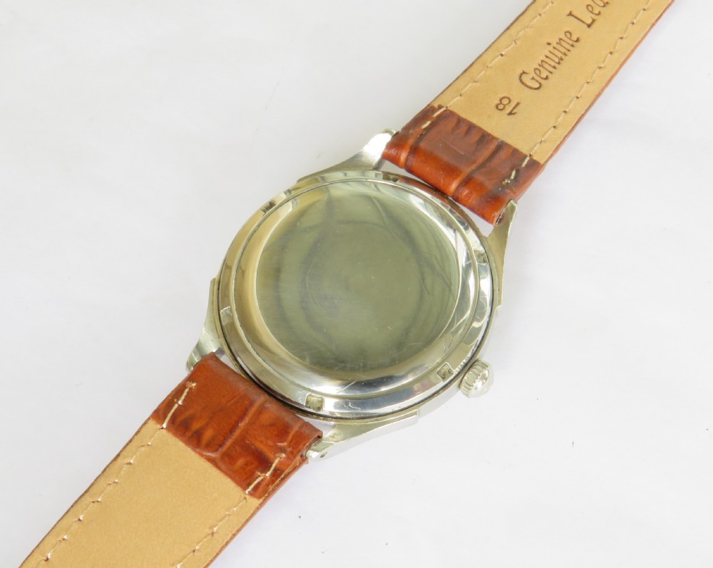 Gents Omega bumper automatic wrist watch, 1952 View IV