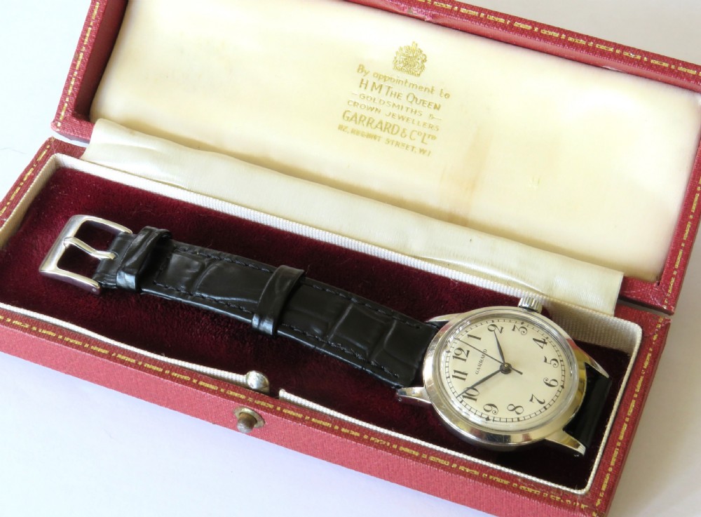 Gents boxed Garrard wrist watch, c1960 View II