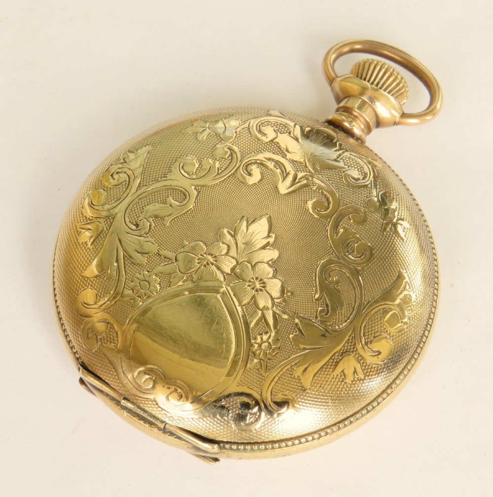 Antique Waltham Riverside full hunter pocket watch