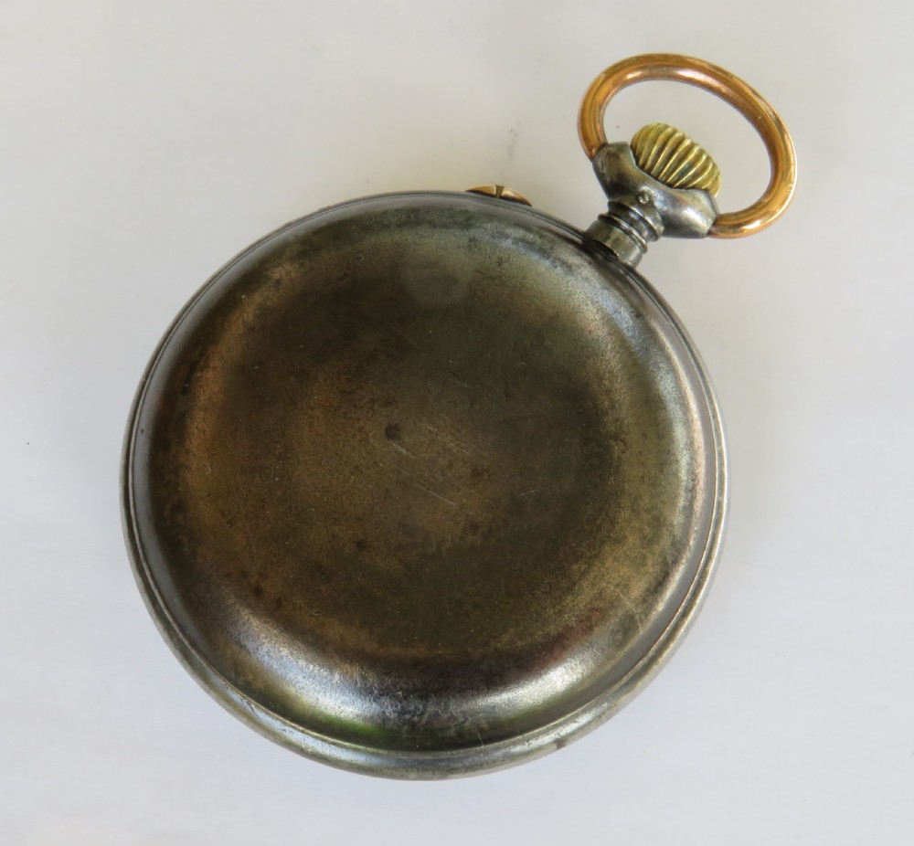Antique Aeby & Landry jump hour pocket watch View III