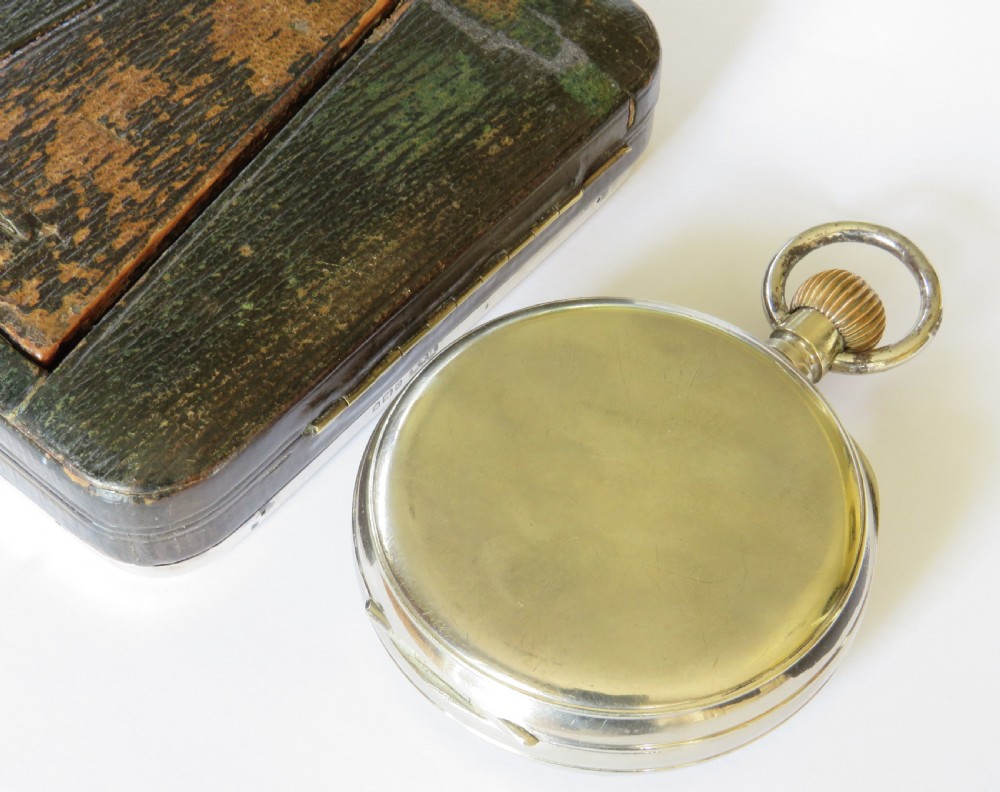 Silver Weir & Sons goliath pocket watch travel clock View V