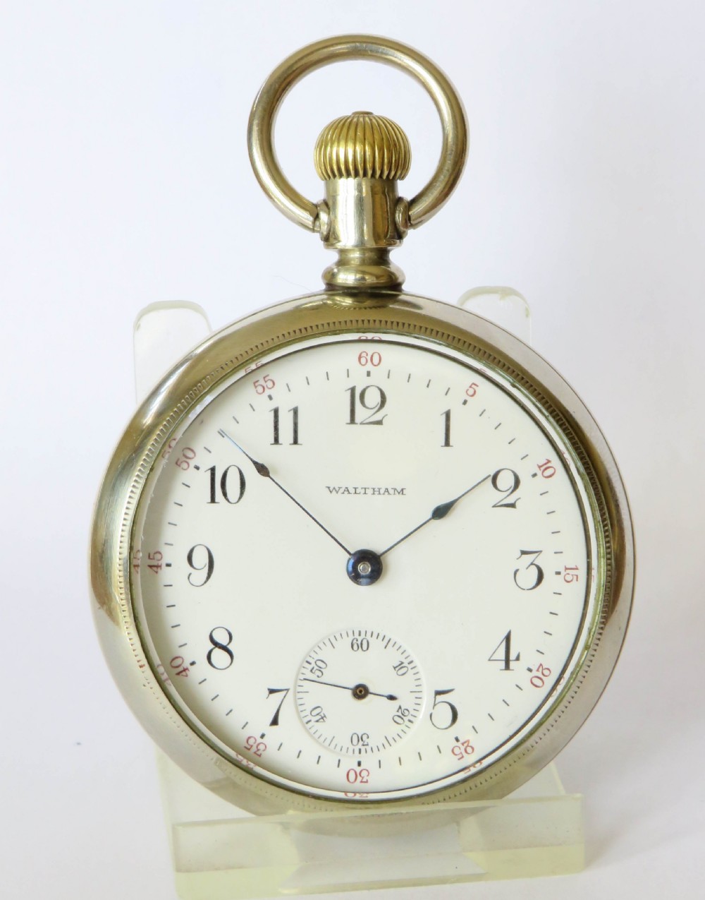 Antique Waltham pocket watch, 1913 View II