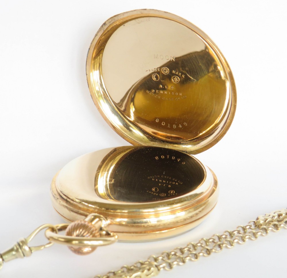 1930s pocket watch and chain View III