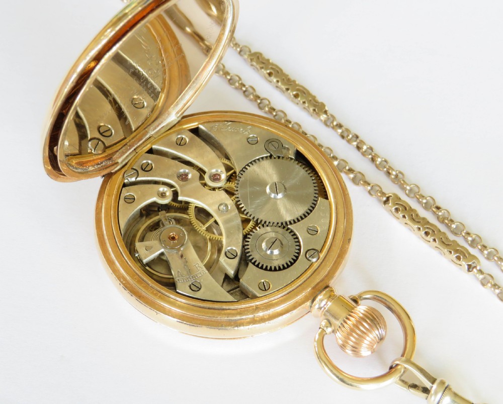 1930s pocket watch and chain View IV