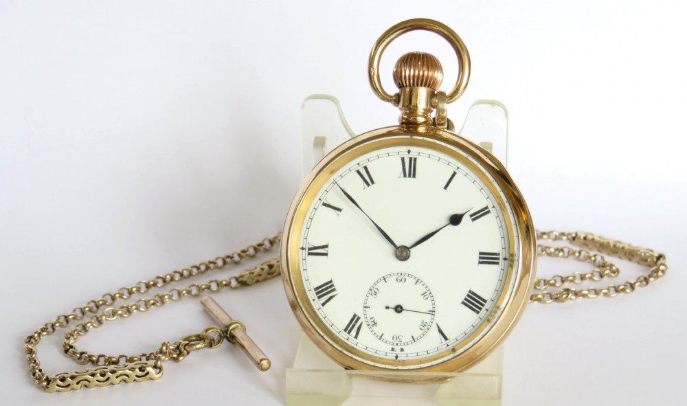 1930s pocket watch and chain