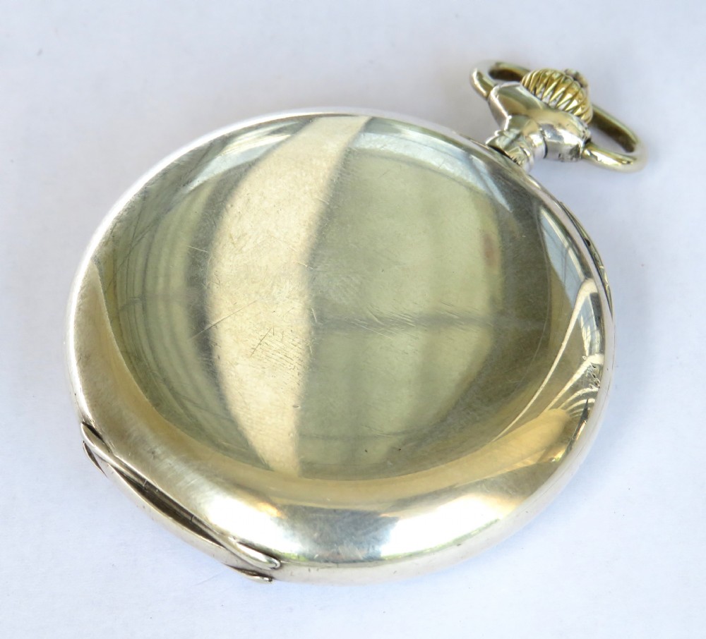 Antique Cronometro Fix private label chronograph pocket watch View V